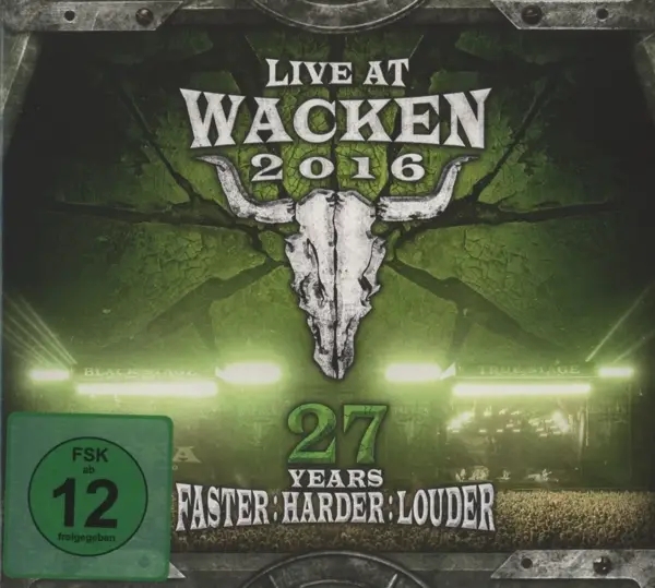 Album artwork for Live At Wacken 2016-27 Years Faster Harder Louder by Various