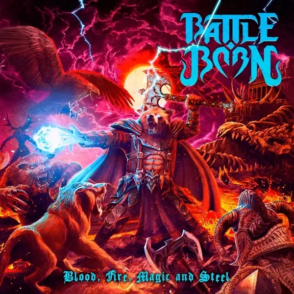 Album artwork for Blood,Fire,Magic And Steel by Battle Born