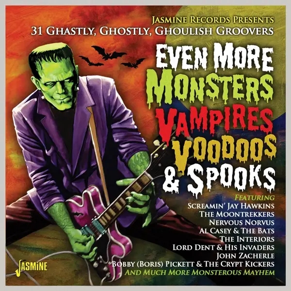 Album artwork for Even More Monsters,Vampires,Voodoos & Spooks by Various