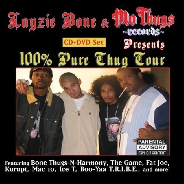 Album artwork for 100% Thug Tour+DVD by Layzie Bone