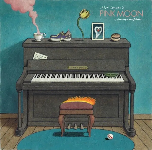 Album artwork for Nick Drake's Pink Moon by Demian Dorelli