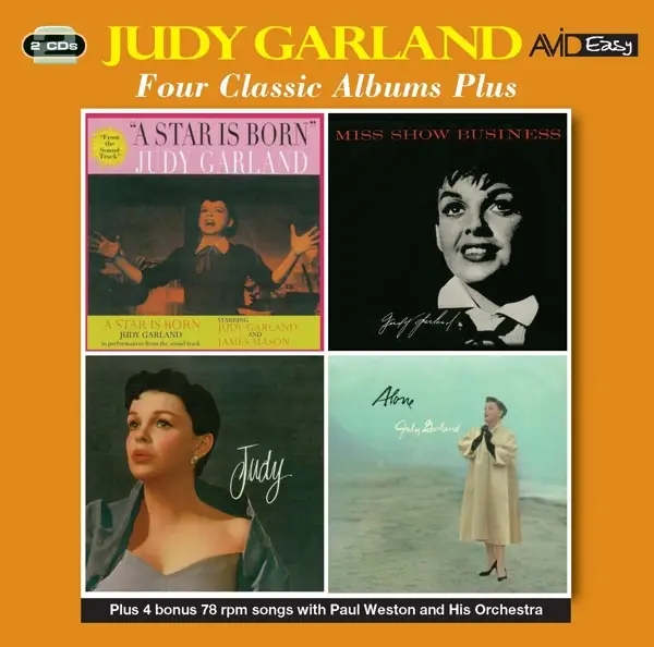 Album artwork for Four Classic Albums Plus by Judy Garland