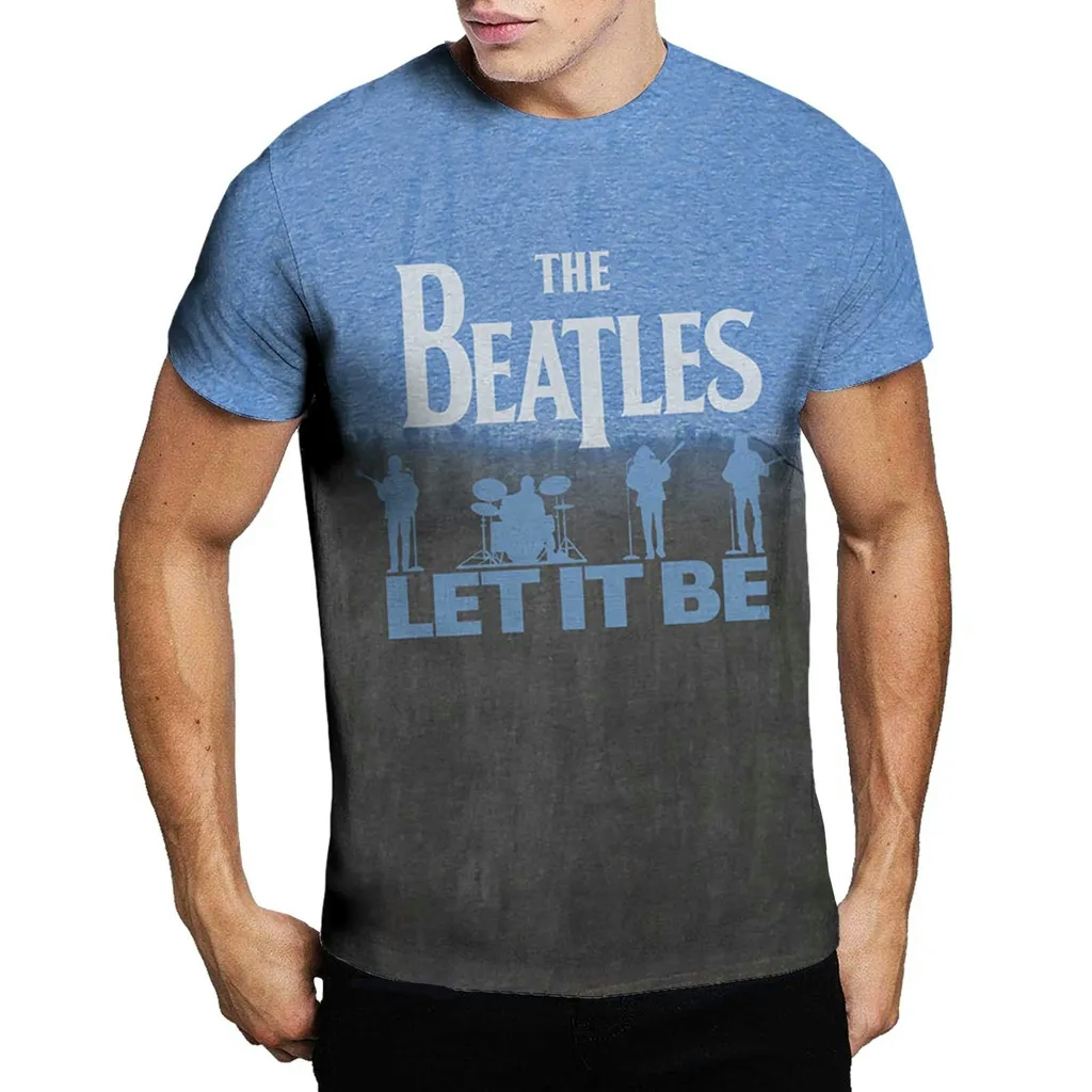 Album artwork for Unisex T-Shirt Let It Be Split Dip Dye, Dye Wash by The Beatles