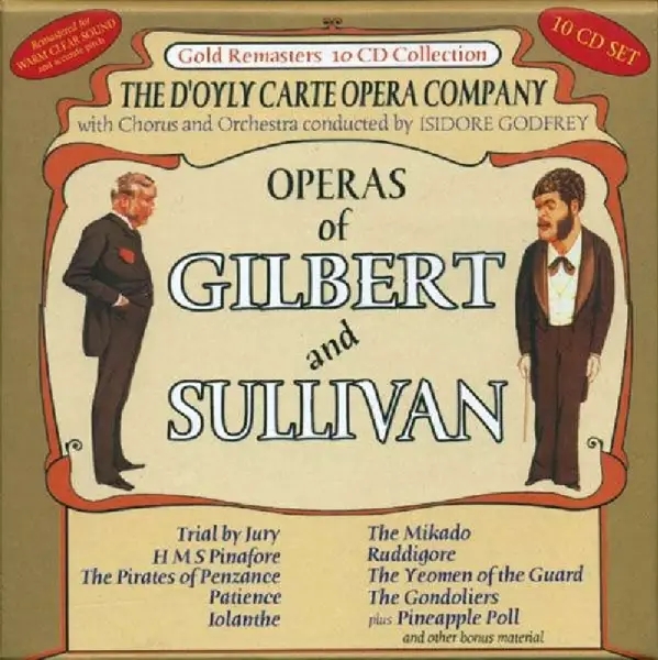 Album artwork for Operas Of Gilbert & Sullivan by D'Oyly Carte/Godfrey