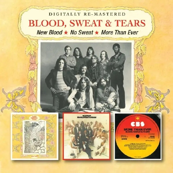 Album artwork for New Blood/No Sweat/More Than Ever by Sweat And Tears Blood