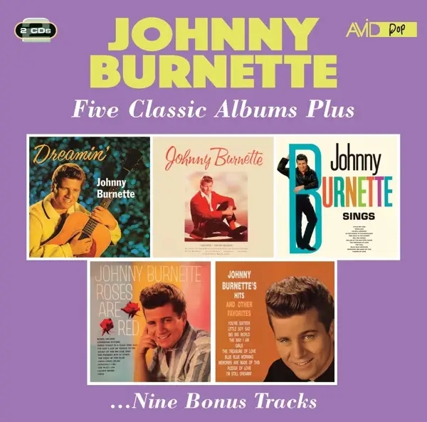 Album artwork for Five Classic Albums Plus by Johnny Burnette