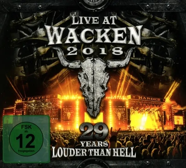 Album artwork for Live At Wacken 2018:29 Years Louder Than Hell by Various