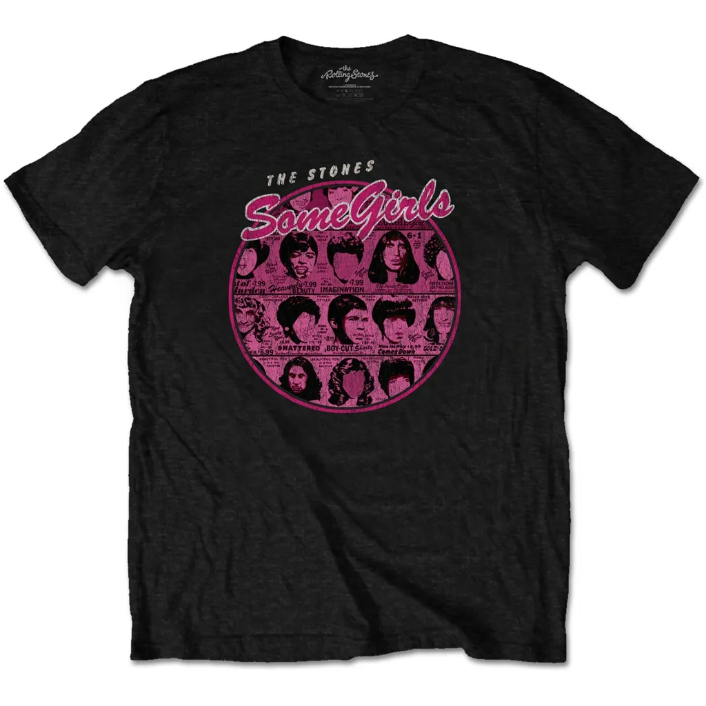 Album artwork for Unisex T-Shirt Some Girls Circle Version 1 by The Rolling Stones