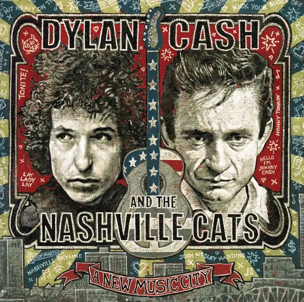 Album artwork for Dylan,Cash,and the Nashville Cats: A New Music C by Various