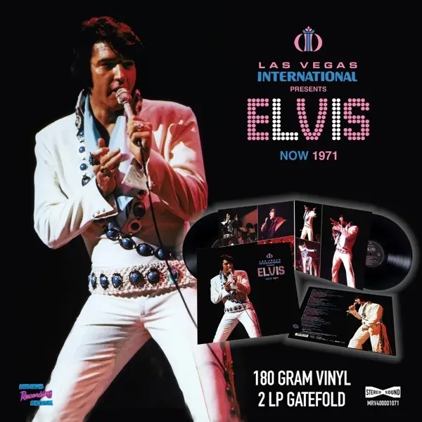Album artwork for Las Vegas International Presents Elvis-Now 1971 by Elvis Presley