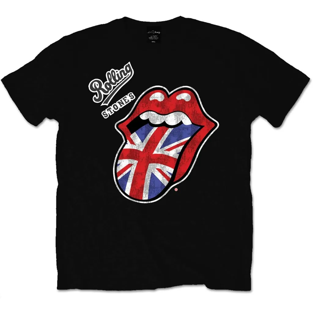 Album artwork for Unisex T-Shirt Vintage British Tongue by The Rolling Stones