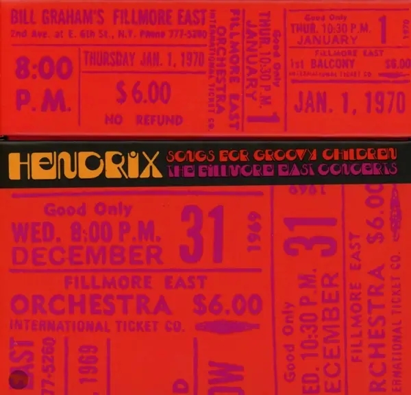 Album artwork for Songs For Groovy Children: The Fillmore East Conce by Jimi Hendrix