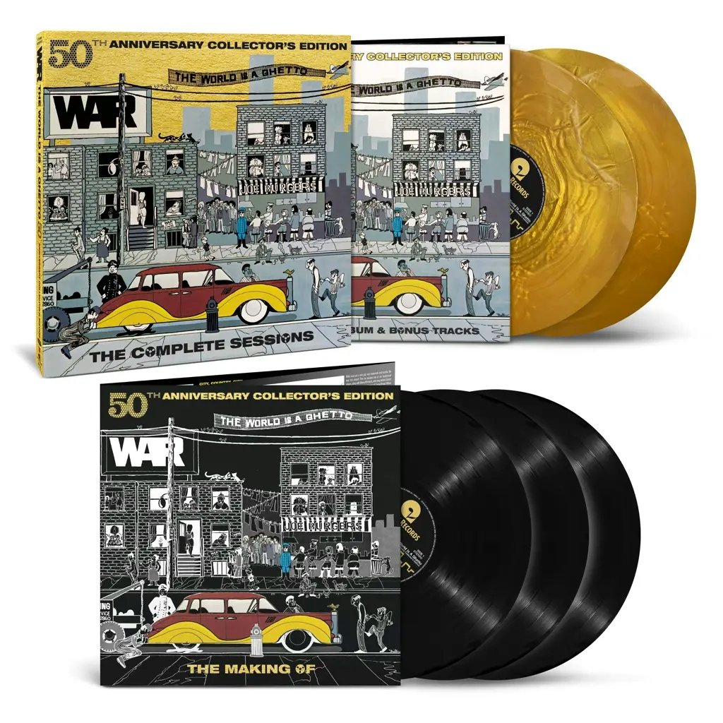Album artwork for World Is A Ghetto (50th Anniversary Collector’s Edition) - Black Friday 2023 by War