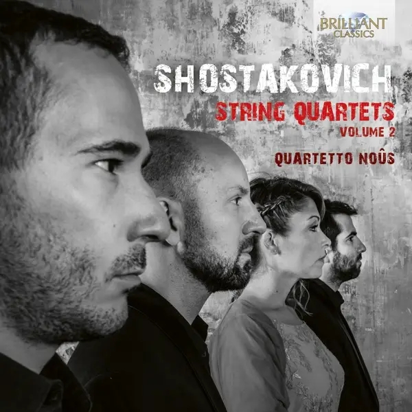 Album artwork for Shostakovich:String Quartets,Vol.2 by Quartetto Nous