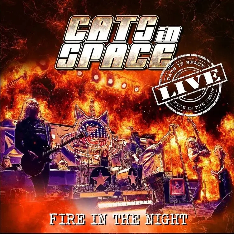 Album artwork for Fire in the Night: Live by Cats in Space