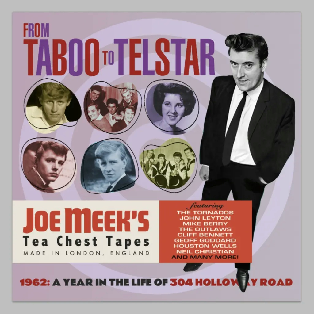 Album artwork for Joe Meek: 1962 - From Taboo to Telstar, Hits, Misses, Outtakes, Demos and More by Various