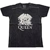Album artwork for Unisex T-Shirt Classic Crest Snow Wash, Dye Wash by Queen