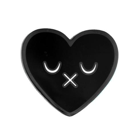 Album artwork for Black Heart Enamel Pin by Badge Bomb