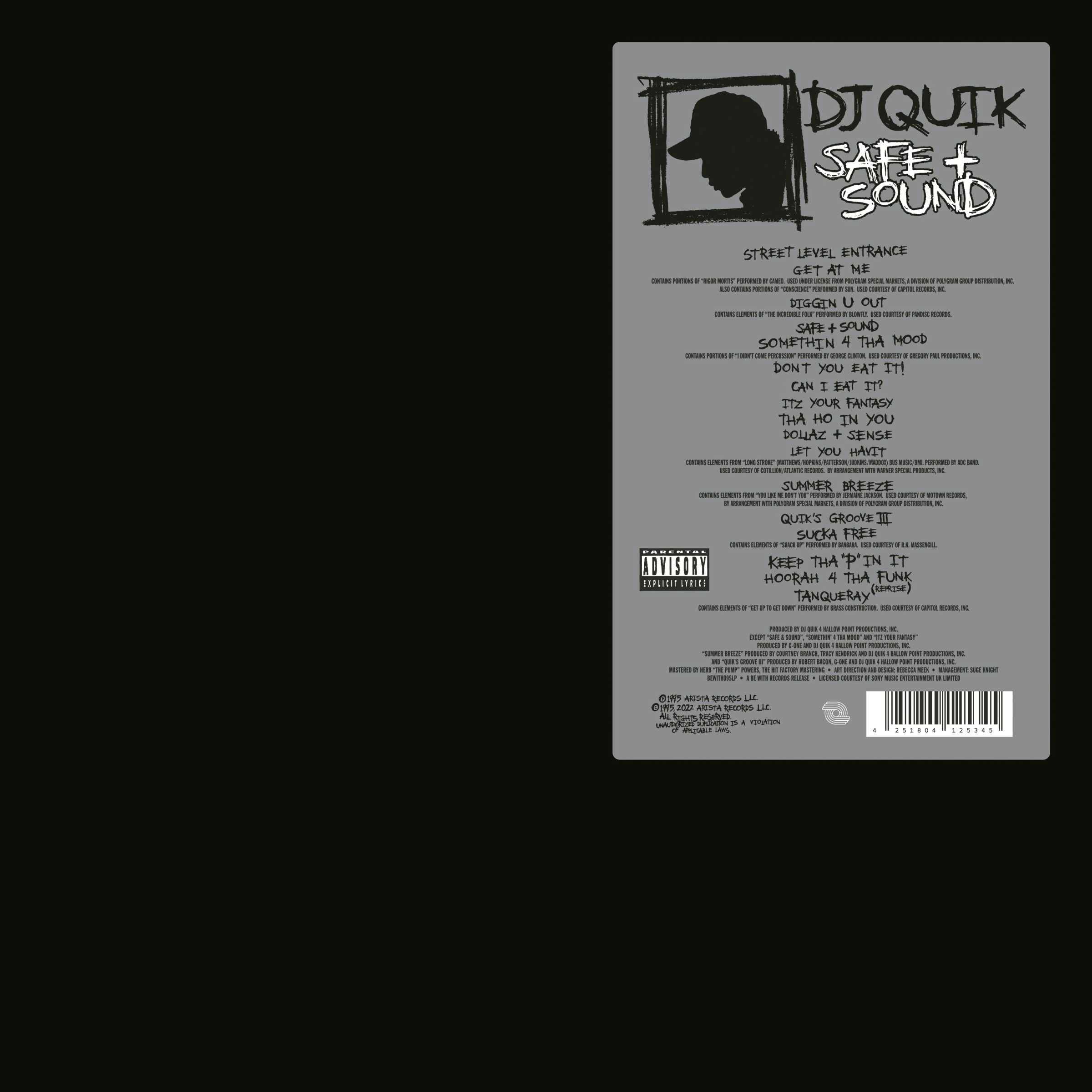 Album artwork for Safe And Sound by DJ Quik