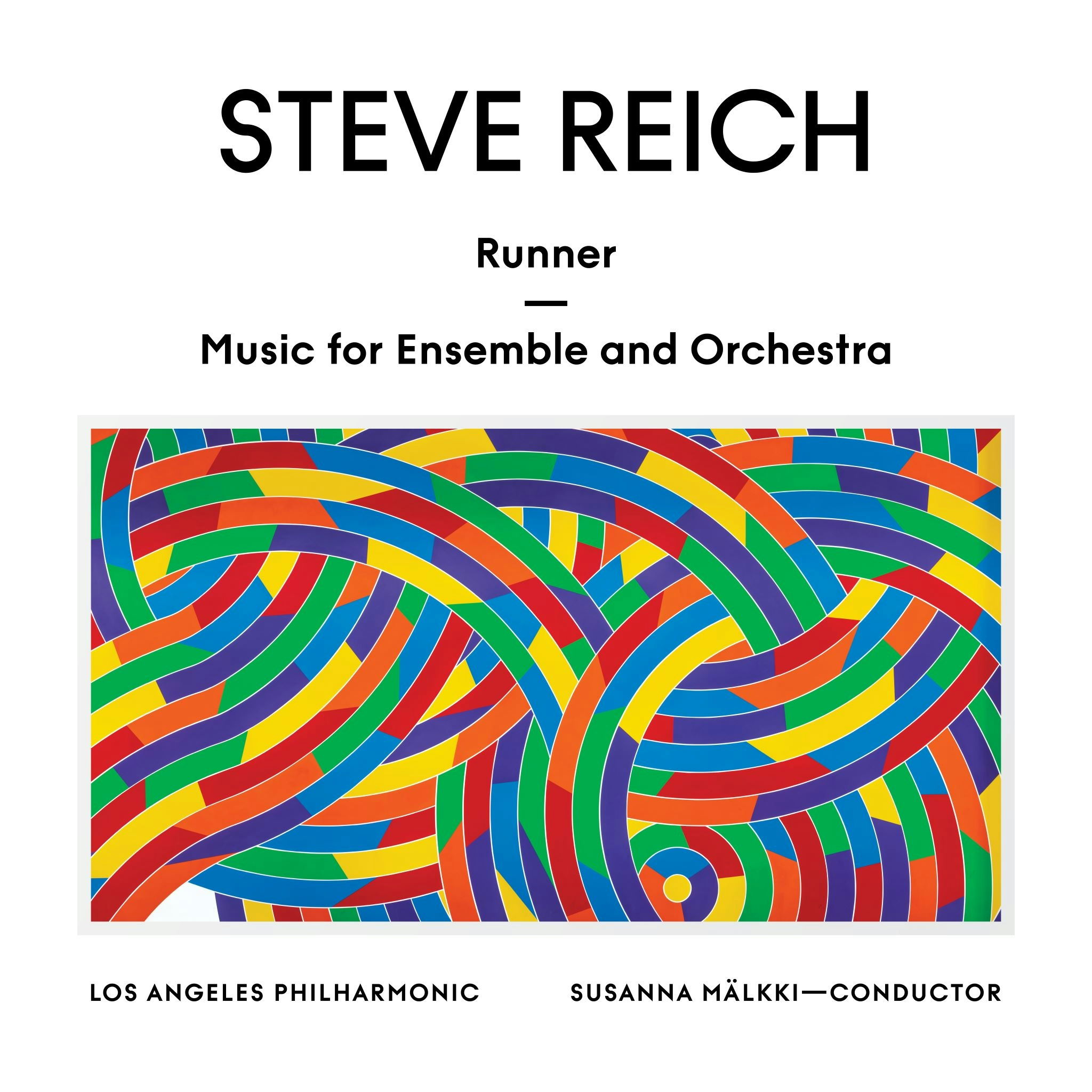 Album artwork for Steve Reich: Runner / Music for Ensemble and Orchestra by Los Angeles Philharmonic and Susanna Mälkki