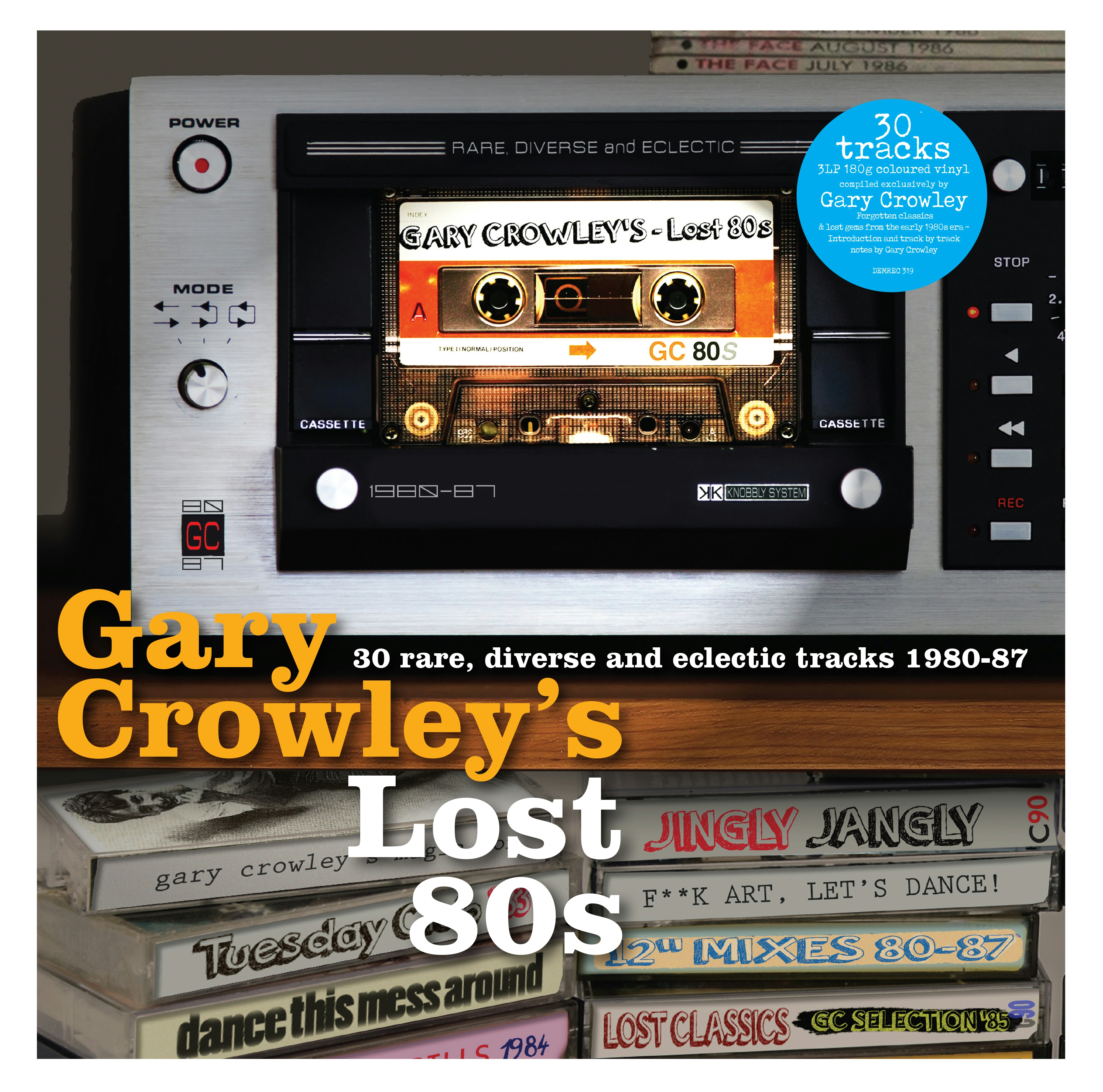 Album artwork for Gary Crowley’s Lost 80s by Various