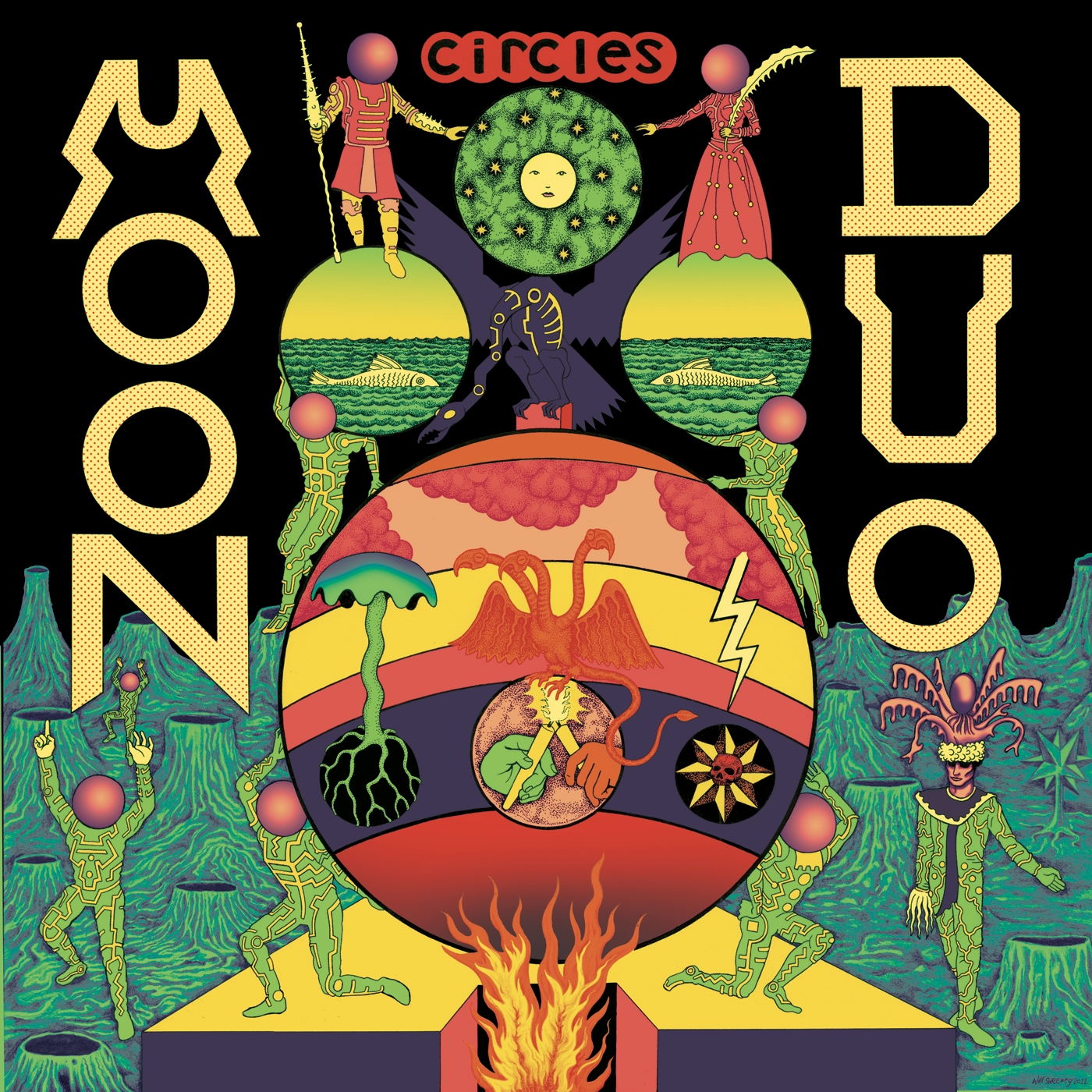 Album artwork for Circles by Moon Duo