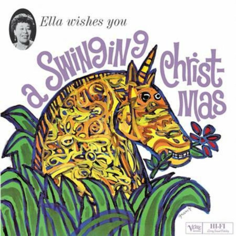 Album artwork for Ella Wishes You A Swinging Christmas (Verve Acoustic Sounds Series) by Ella Fitzgerald