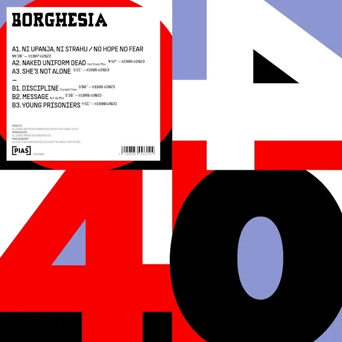 Album artwork for [PIAS] 40 by Borghesia