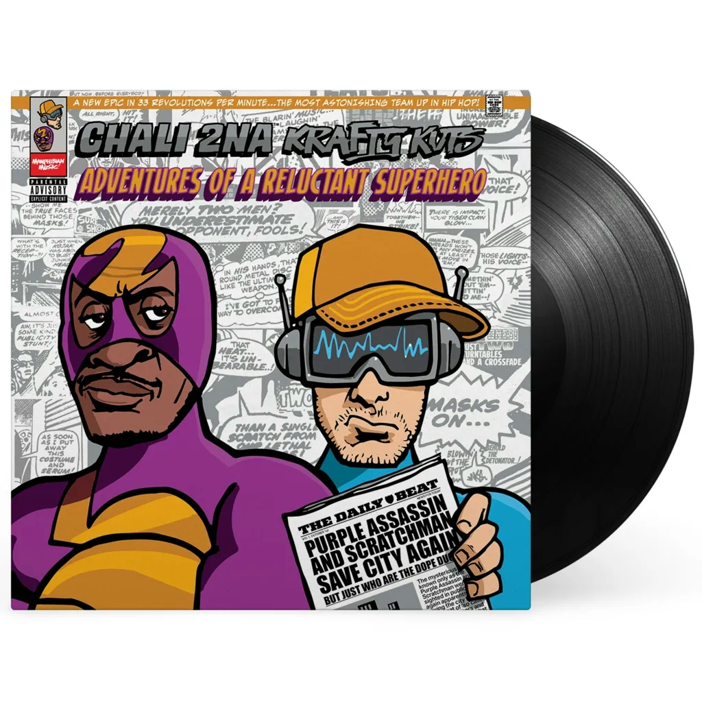 Album artwork for Adventures of a Reluctant Super Hero by Chali 2na and Krafty Kuts 