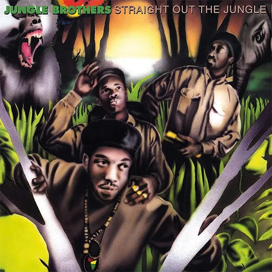 Album artwork for Straight Out Of The Jungle / Black Is Black by Jungle Brothers