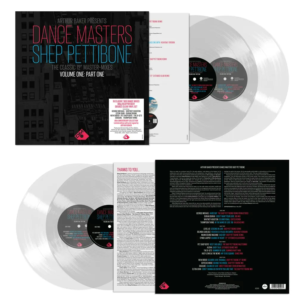 Album artwork for Arthur Baker Presents Dance Masters - The Shep Pettibone Master-Mixes by Various Artist