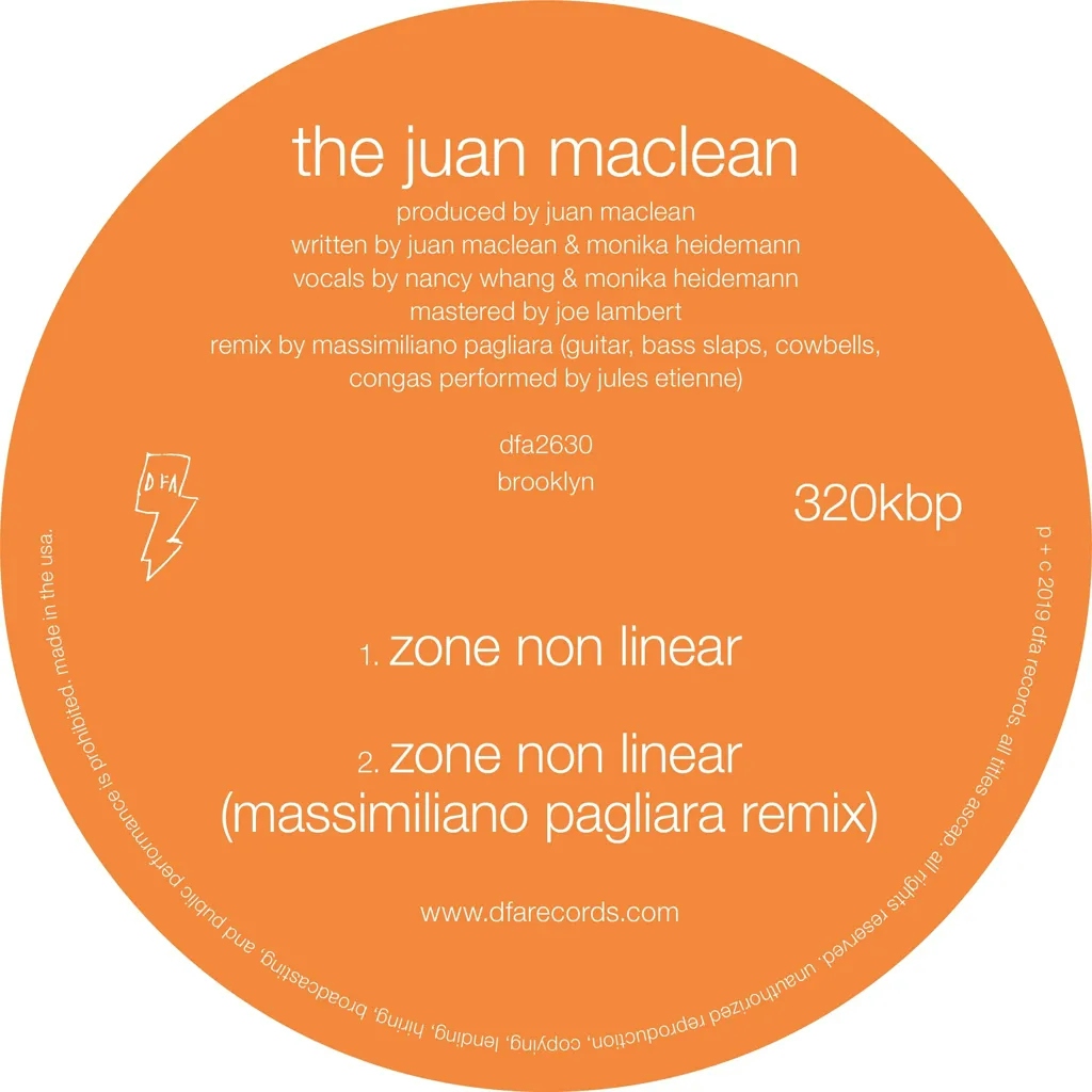 Album artwork for Album artwork for What Do You Feel Free About? / Zone Nonlinear by The Juan Maclean by What Do You Feel Free About? / Zone Nonlinear - The Juan Maclean