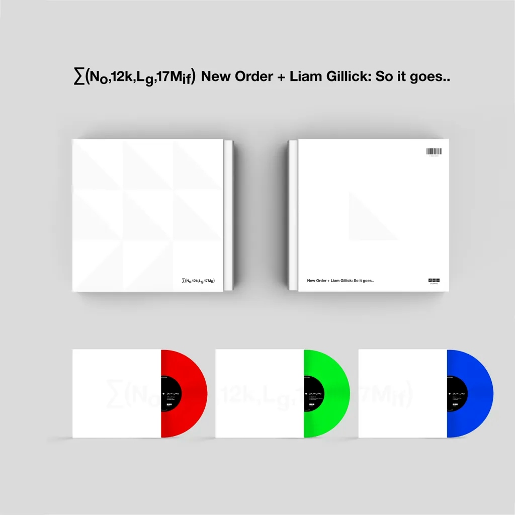 Album artwork for ∑(No,12k,Lg,17Mif) New Order + Liam Gillick: So it goes.. by New Order