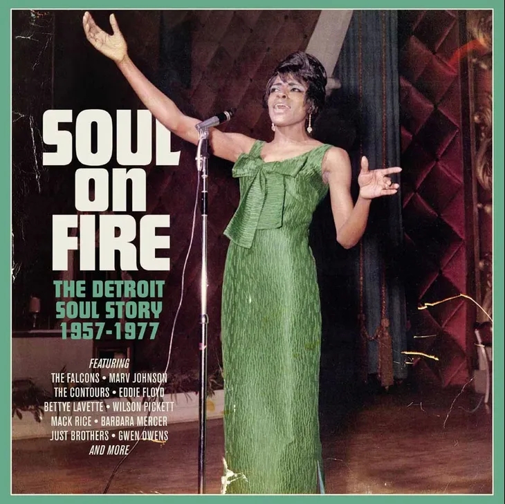 Album artwork for Soul on Fire - The Detroit Soul Story 1957 - 1977 by Various