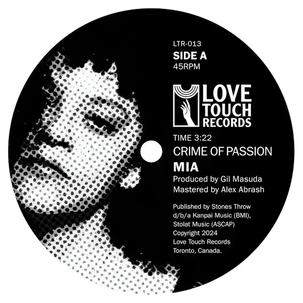 Album artwork for Crime Of Passion b/w Love Bug by MIA