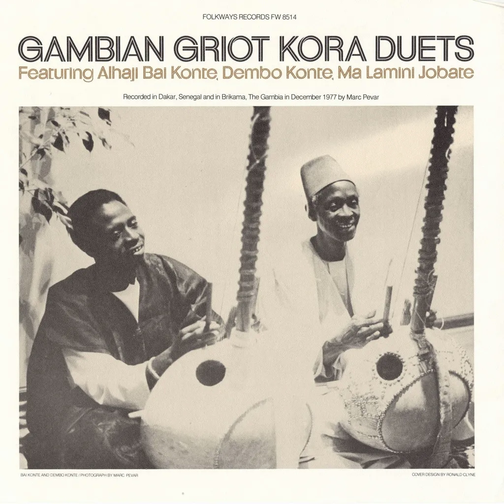 Album artwork for Gambian Griot Kora Duets by Alhaji Bai Konte / Dembo Konte / Ma Lamini Jobate