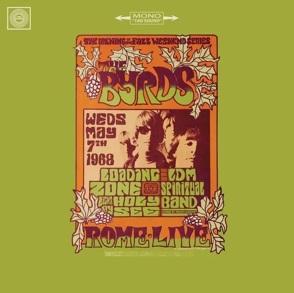 Album artwork for Live in Rome 1968 by The Byrds
