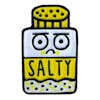 Album artwork for Salty Enamel Pin by Badge Bomb