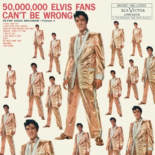 Album artwork for 50,000,000 Elvis Fans Can't Be Wrong: Elvis' Gold Records Volume 2 by Elvis Presley