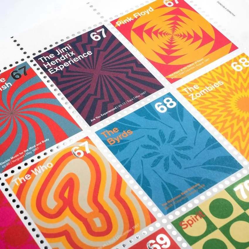 Album artwork for Stamp Albums - Psychedelic by Dorothy Posters