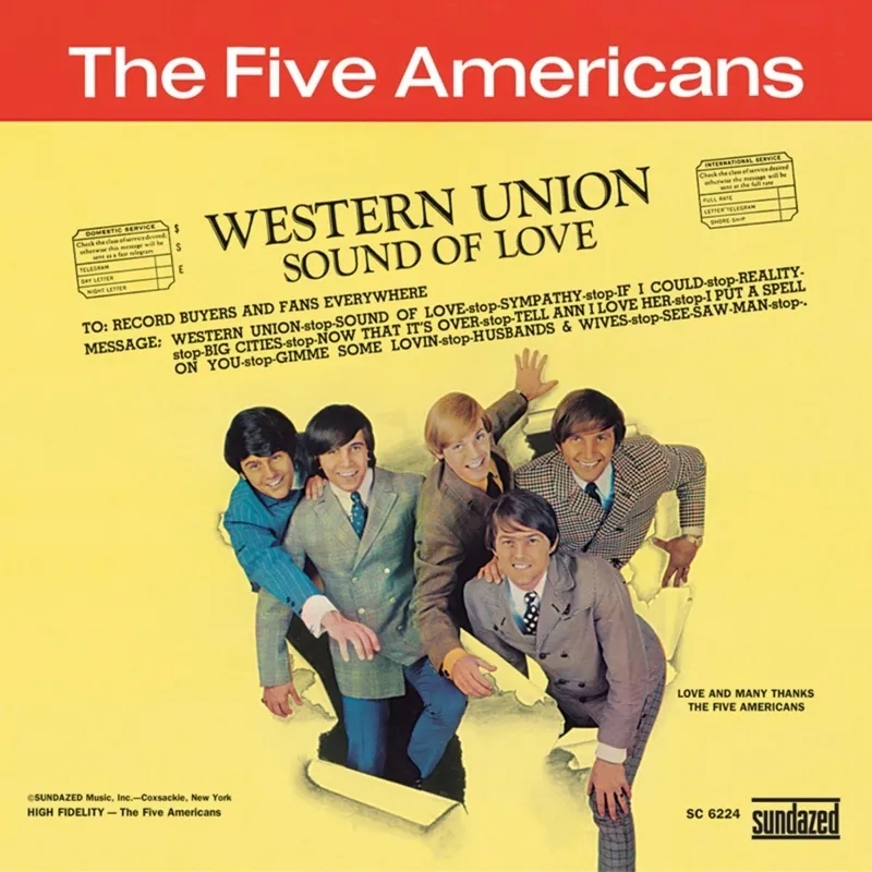 Album artwork for Western Union by The Five Americans