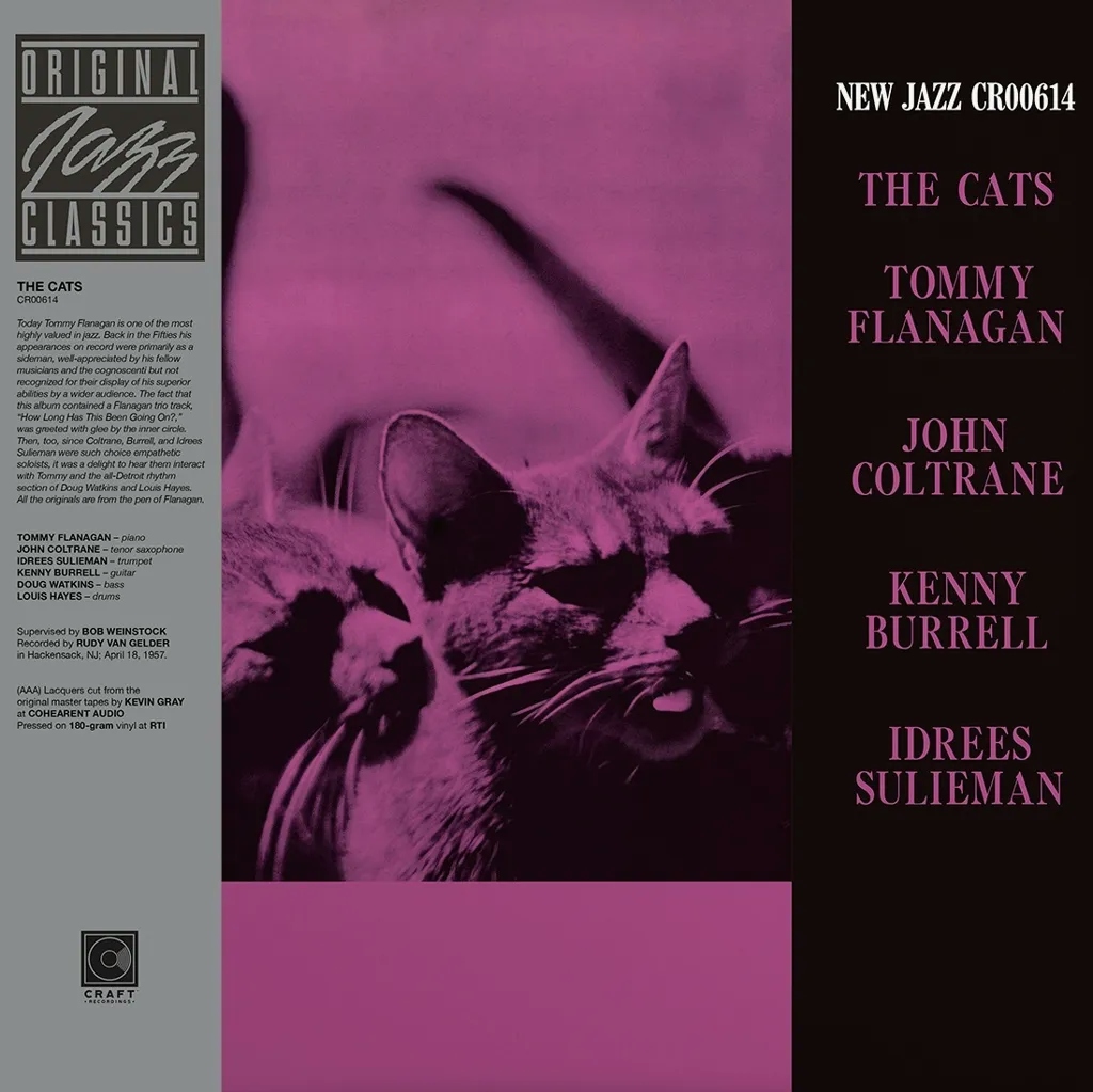 Album artwork for The Cats by John Coltrane, Kenny Burrell, Idrees Sulieman, Tommy Flanagan