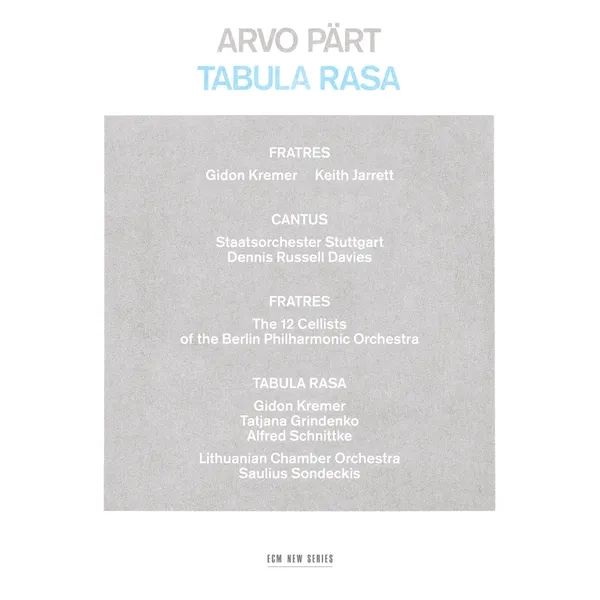 Album artwork for Tabula Rasa by Arvo Part