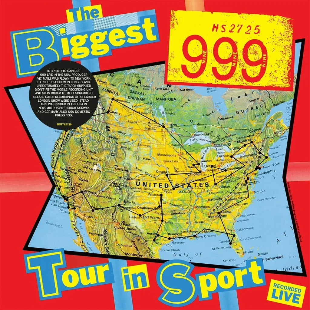 Album artwork for The Biggest Tour in Sport by 999