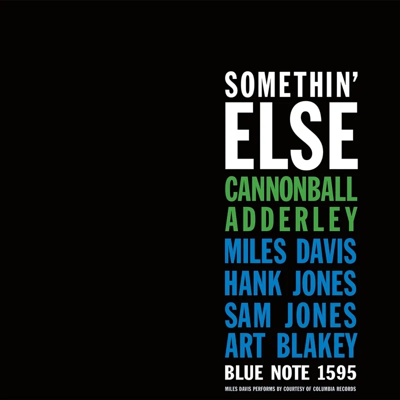 Album artwork for Somethin' Else (Reissue) by Cannonball Adderley