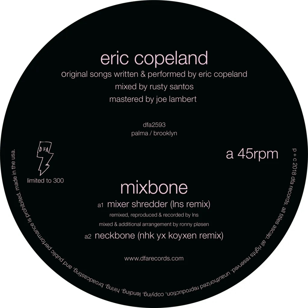 Album artwork for Mixbone by Eric Copeland