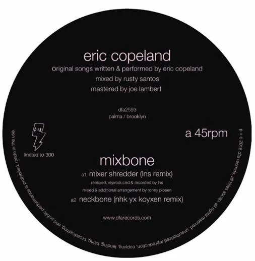 Album artwork for Mixbone by Eric Copeland
