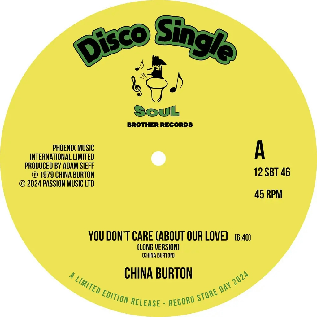 Album artwork for You Don't Care (About Our Love) - RSD 2024 by China Burton