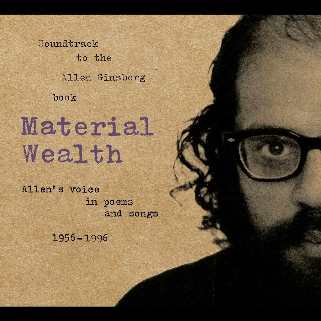 Album artwork for Material Wealth by Allen Ginsberg