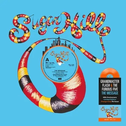 Album artwork for The Message (Orange Vinyl) by Grandmaster Flash and The Furious Five
